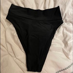 Aerie BRAND NEW Black Bikini Bottoms